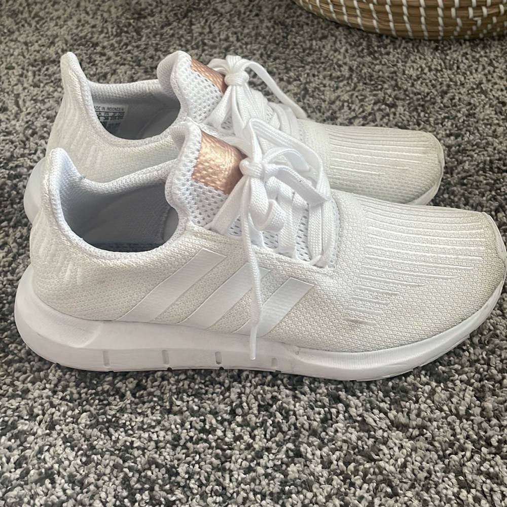 ADIDAS running shoes.  6.5M 7.5W Swift Run Worn once